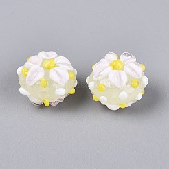 Handmade Lampwork Enamel Beads&nbsp;LAMP-Z020-05