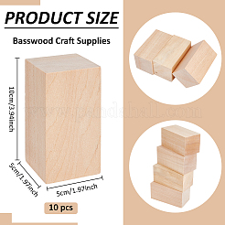 Basswood Craft Supplies&nbsp;WOOD-WH0029-181A