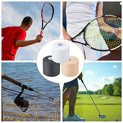 3 Rolls 3 Colors Sponge Tennis Racket Shock Absorber Film&nbsp;OCOR-GF0005-76
