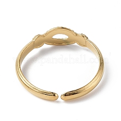 304 Stainless Steel Open Cuff Ring Finding&nbsp;RJEW-C046-06G