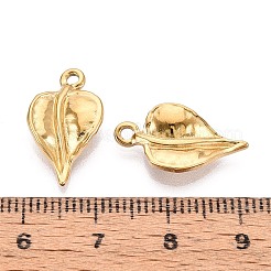 304 Stainless Steel Leaf Pendants&nbsp;STAS-T067-50G