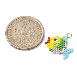 Handmade MIYUKI Delica Seed Loom Pattern&nbsp;PALLOY-MZ00171