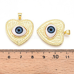 Brass Resin Pendants&nbsp;KK-T070-99