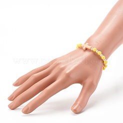 Opaque Acrylic Stretch Beaded Bracelets for Kids&nbsp;BJEW-JB06230