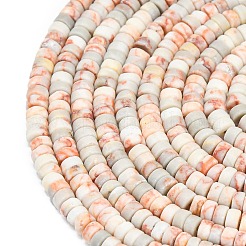 Natural Red Netstone Beads Strands&nbsp;G-P575-B19-4x2mm