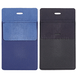 2Pcs 2 Colors Rectangle PU Leather Pocket Pen Bag for Doctor Nurse&nbsp;AJEW-CL0006-56