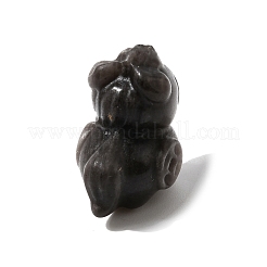 Natural Silver Sheen Obsidian Carved Beads&nbsp;G-L656-A01-01