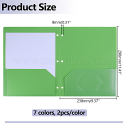 7Pcs Plastic File Folders&nbsp;AJEW-WH0410-258