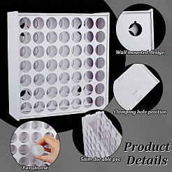 49-Hole Plastic Paint Organizer Stands&nbsp;AJEW-WH0083-72