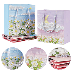 24Pcs 4 Styles Paper Gift Bags with Polyester Handles&nbsp;CARB-NB0001-13