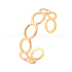 304 Stainless Steel Cuff Bangles for Women&nbsp;BJEW-D306-02G