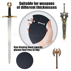 Wall-mounted Acrylic Sword Display Easels&nbsp;ODIS-WH0038-202B