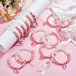14Pcs Glass Beads Stretch Bracelets for Women&nbsp;BJEW-PH01886