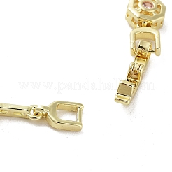 Brass Link Chain Bracelets&nbsp;BJEW-D039-34G-02