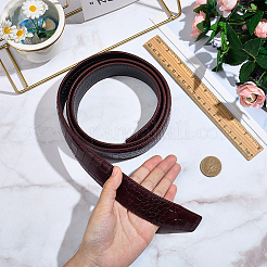 Cowhide Leather Crocodile Skin Pattern Waist Belts for Men&nbsp;AJEW-WH20020-437A