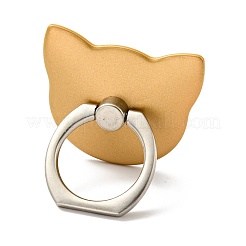Zinc Alloy Cat Cell Phone Holder Stand Findings&nbsp;AJEW-G035-01G