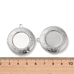 Brass Locket Pendants&nbsp;KK-K277-08P