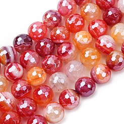 Natural Banded Agate Beads Strands&nbsp;G-B191-A01-10mm