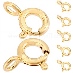 20Pcs Brass Spring Ring Clasps&nbsp;KK-BBC0025-77