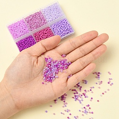 4500Pcs 6 Style 12/0 Glass Seed Beads&nbsp;SEED-YW0001-27F