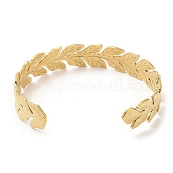 304 Stainless Steel Cuff Bangles&nbsp;BJEW-K267-06G