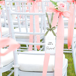 24Pcs 2 Sets Paper Seat Reserved Sign Hanging&nbsp;AJEW-CN0006-21B