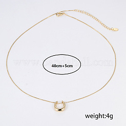 Classic Brass Horseshoe Pendant Necklaces&nbsp;LK4242