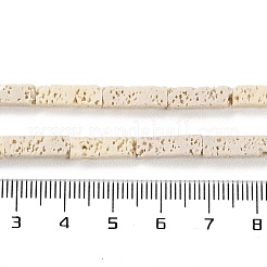 Synthetic Lava Rock Dyed Beads Strands&nbsp;G-H311-07-11