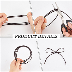 10M Round Cowhide Leather Cord&nbsp;WL-CL0001-32B-02