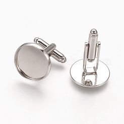 Brass Cufflinks&nbsp;KK-E464-P