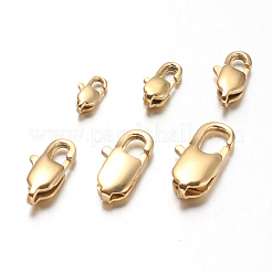 Tarnish Resistant 316 Surgical Stainless Steel Lobster Claw Clasps&nbsp;STAS-Z013-01G