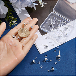 Brass Stud Earring Findings&nbsp;KK-CN0003-42S