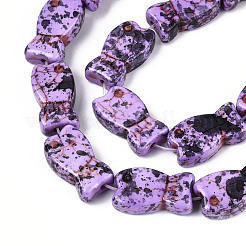 Spray Painted Synthetic Turquoise Beads Strands&nbsp;TURQ-T004-16D