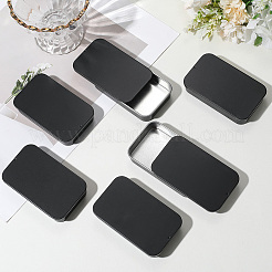 6Pcs Slide Top Tinplate Trinket Storage Boxes&nbsp;CON-SP0001-23E