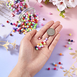 15 Colors Opaque Acrylic Beads&nbsp;MACR-TA0001-69