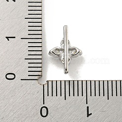 Brass Cubic Zirconia Beads&nbsp;KKB-L215-034P