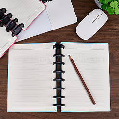 12Pcs Plastic Loose Leaf Ring Round Binder Discs&nbsp;DIY-CP0010-97A