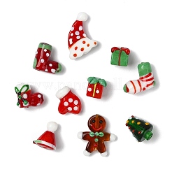 10Pcs 10 Styles Handmade Lampwork Beads&nbsp;LAMP-CJ0002-73