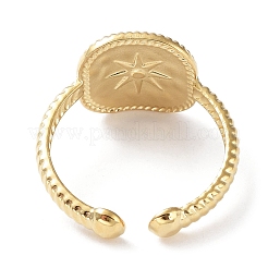 Square 304 Stainless Steel Cuff Ring Findings&nbsp;STAS-P334-04G
