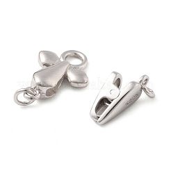 925 Sterling Silver Fold Over Clasps&nbsp;STER-S013-05P