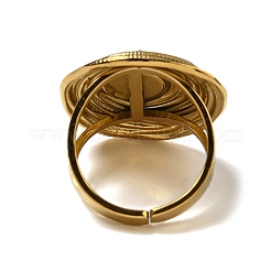 Ion Plating(IP) 304 Stainless Steel Open Cuff Rings&nbsp;STAS-Z060-13G