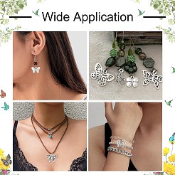 50Pcs 10 Styles Tibetan Style Alloy Pendants&nbsp;FIND-YW0006-94
