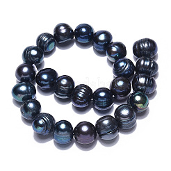 Natural Cultured Freshwater Pearl Beads Strands&nbsp;X-PEAR-S012-45