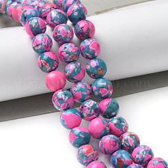 Dyed Synthetic Imperial Jasper Beads Strands&nbsp;G-C168-02A