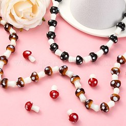 Handmade Lampwork Beads Strands&nbsp;LAMP-Q001
