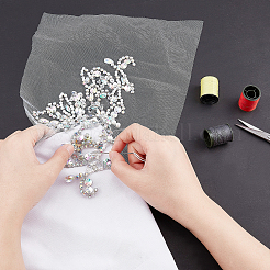Rhinestone & Plastic Beaded Appliques&nbsp;DIY-WH0325-41