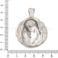 Religion 304 Stainless Steel Pendants&nbsp;STAS-E526-06AS