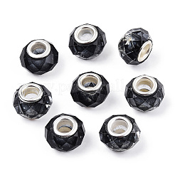 Transparent Resin European Beads&nbsp;RPDL-T003-08