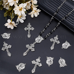 10Pcs Tibetan Style Zinc Alloy Chandelier Component Links&nbsp;FIND-SC0022-97