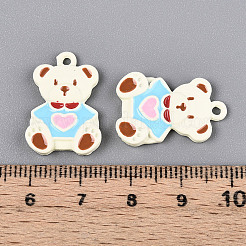 Alloy Spray Painted Enamel Pendants&nbsp;X-ENAM-S115-200